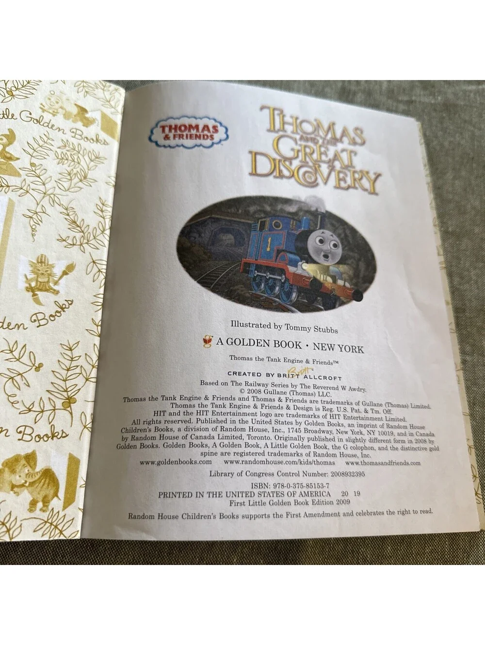 Thomas and Friends Thomas the Tank Engine The Great Discovery Little Golden